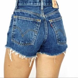 Vintage Levi’s 501 jean shorts